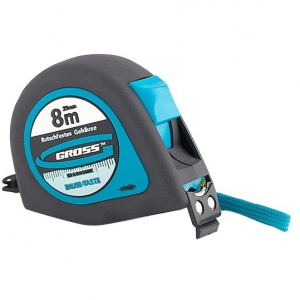 Рулетка 8м х 25мм GROSS Ergonomisch 31104  купить в Санкт-Петербурге