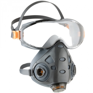 Респиратор Полумаска со встроенными очками JETA SAFETY 9500 Air Optics  купить в Санкт-Петербурге