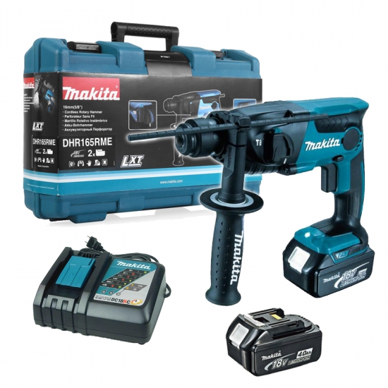 Перфоратор аккумуляторный MAKITA DHR165RME в Санкт-Петербурге, цена 35  990,00 руб. : купить аккумуляторные перфораторы в СПб