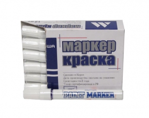 Маркер-краска MunHwa, 2-4мм, черный PM-01 купить в Санкт-Петербурге