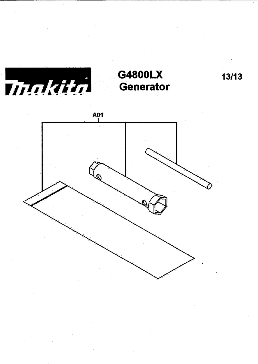 Схема Makita G4800LX
