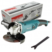 Машина шлифовальная угловая MAKITA GA5021C (1450Вт,125мм,10000об/мин,пл.пуск,спецпылезащита,муфта-SJS)