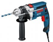 Дрель BOSCH GSB 16 RE (750Вт,удар,бзп,реверс,18Нм,0-2800об/мин,кейс)/0.601.14E.500