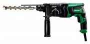 Перфоратор HiKOKI DH28PCY2 (850Вт,SDS-Plus,3.0Дж,3реж,0-1100об/мин,реверс,UVP,кейс)