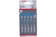 Пилки для лобзика BOSCH T118A 5шт. (67мм,HSS,металл1-3мм)/2.608.631.013