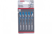 Пилки для лобзика BOSCH T118A 5шт. (67мм,HSS,металл1-3мм)/2608631013