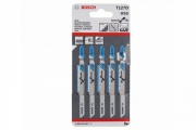 Пилки для лобзика BOSCH T127D /2.608.631.508/ 3шт. (74мм,HSS,алюминий3-15мм,трубы+профили d<30мм) **