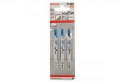 Пилки для лобзика BOSCH T118G /2.608.631.674/ 3шт. (67мм,HSS,металл0.5-1.5мм)