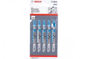 Пилки для лобзика BOSCH T118G 5шт. (67мм,HSS,металл0.5-1.5мм)/2608631012