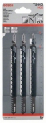 Пилки для лобзика BOSCH T344D /2.608.637.944/ 3шт. (126мм, HCS, дерево 5-100мм, ДСП, ДВП) быстр.рез