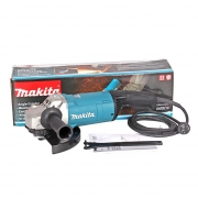 Машина шлифовальная угловая MAKITA GA9061R (2200Вт,230мм,6600об/мин,пл.пуск,SJS-II)