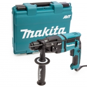 Перфоратор MAKITA HR1841F (470Вт,SDS-Plus,1.4Дж,2реж,0-2100об/мин,AVT-виброгашение,свет,кейс)