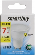 Лампа светодиодная LED 7 Вт GU10 3000К "Smartbuy"