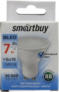 Лампа светодиодная LED 7 Вт GU10 4000К "Smartbuy"