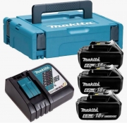 Набор MAKITA PSK MKP1RG183 (аккумуляторы BL1860B-3 шт+з/у DC18RC+кейс MAKPAC1)/198130-0 **