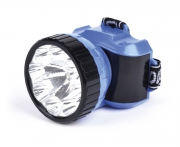 Фото Фонарь аккумуляторный налобный светодиодный Smartbuy 1ВТ + 8 LED, синий SBF-25-B