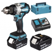 Аккумуляторная дрель-шуруповерт MAKITA DDF489RTJ (BL-Motor,18B,2*5.0Ач/LXT,73Нм,кейс) **