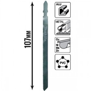 Пилки для лобзика MAKITA B-32 5шт.(107мм,нержавейка/сталь1.5-3мм,алюминий/пластик65мм)/B-10431