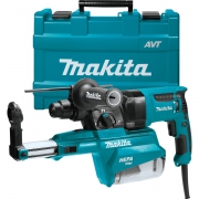 Перфоратор MAKITA HR2652 (800Вт,SDS-Plus,2.9Дж,3реж,0-1200об/мин,пылеотсос,кейс)