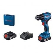 Аккумуляторная дрель-шуруповерт BOSCH GSR185-Li (BL-Motor,18В,2*2.0Ач,50Нм,кейс)/06019K3000