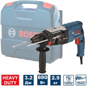 Перфоратор BOSCH GBH 2-28 (880Вт,SDS-Plus,3.2Дж,3реж,кейс)/0611267500 **
