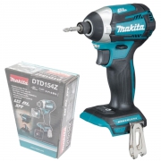 Шуруповерт аккумуляторный ударный MAKITA DTD154Z (BL-Motor,18В/LXT,1/4