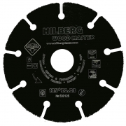 Диск по дереву 125х22 сегм. Hilberg Super Wood