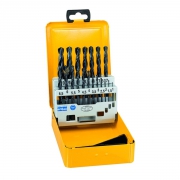 Набор сверл по мет. 1,0-10,0 мм 19 шт. DeWALT (HSS-R,DrilBox)/DT5913-QZ **