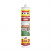 Герметик силиконовый универсальный белый(0,28л) SOUDAL