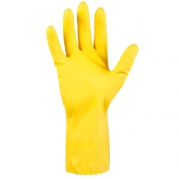 Перчатки резин. латекс с хлопковым напылением Jeta-Safety, желтые JL711-XL(Y)