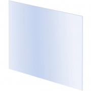 Светофильтр-стекло защитное прозрачное для сварочных масок 116*90*1 мм (закруг) поликарбонат