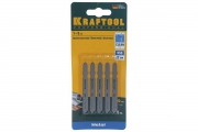 Пилки для лобзика KRAFTOOL Т118A 5шт. (50мм,HSS,нержавейка,металл1-3мм)/159551-1.2-S5