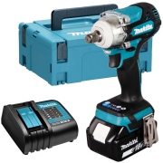 Гайковерт ударный аккумуляторный MAKITA DTW300SF1J (BL-Motor,18В,1*3.0Ач/LXT,1/2