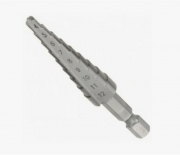 Сверло ступенчатое MAKITA 4-12 (HSS,4,5,6,7,8,9,10,11,12,хвост.1/4