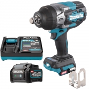 Гайковерт ударный аккумуляторный MAKITA TW001GM101 (BL-Motor,40В,1*4.0Ач/XGT,3/4