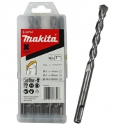 Набор буров SDS-Plus MAKITA Centering tip 5 шт: 6х110 мм+8х160мм-2шт+10х160мм-2шт/B-54704 **