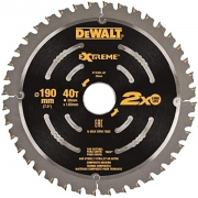 Диск пильный по дереву 190*30*1.6мм*40Т DeWALT Extreme/DT4394-QZ