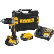 Аккумуляторная ударная дрель-шуруповерт DeWALT DCD805P2T (BL-Motor,18B,2*5.0Ач/Li-Ion,90Нм,кейс)