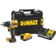 Аккумуляторная дрель-шуруповерт DeWALT DCD800E1T (BL-Motor,18B1*1.7Ач/XR,90Нм,кейс)