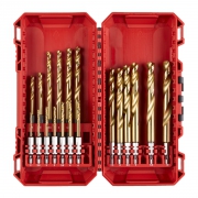 Набор сверл по металлу 2,0-10,0 мм 19 шт. MILWAUKEE RedHEX&trade; HSS-TiN GEN II/4932493866 **