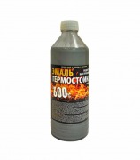 Краска эмаль ТЕРМОСТОЙКАЯ, черная, банка 0.5 л