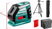 Нивелир лазерный KRAFTOOL CL-70-3 (20/70м,&plusmn;0,2мм/м,гориз+верт,отвес,1/4