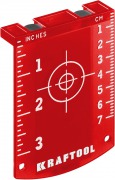 Мишень магнитная для лазерного нивелира (красная) KRAFTOOL/34725 **