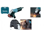 Машина шлифовальная угловая MAKITA 9557HNRK (840Вт,115мм,11000об/мин,пл.пуск,антирестарт,кейс)