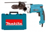 Дрель MAKITA HP2051F (720Вт,бзп13мм,удар,реверс,0-1200/2900об/мин,свет,кейс)