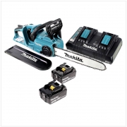 Пила цепная аккумуляторная MAKITA DUC353PT2 (BL-Motor,36В/2х18В/2*5.0Ач/LXT+DC18RD,цепь35см,3/8",1.1мм)