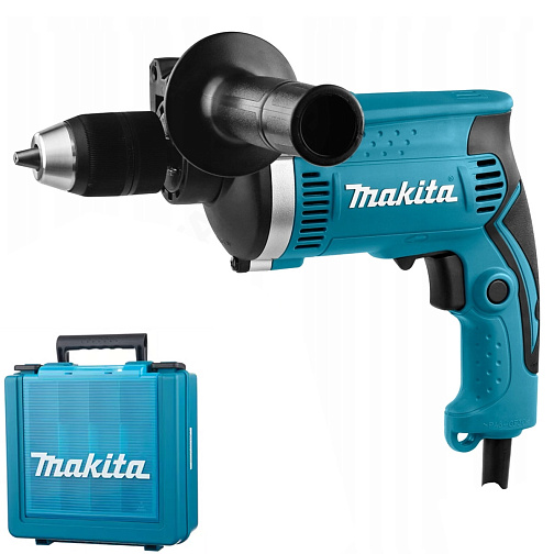 Дрель MAKITA HP1631K (710Вт,удар,0-3200об/мин,кейс): фото 1