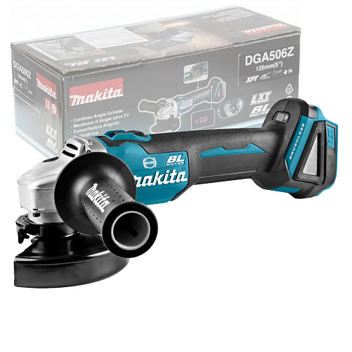 Машина шлифовальная угловая аккумуляторная MAKITA DGA506Z (BL-Motor,18В/Li-Ion,125х22мм,без аккум.и з/у): фото 1