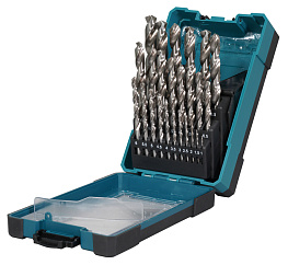 Набор сверл по металлу 1,0-13,0 мм 25 шт. MAKITA HSS-GS/D-78368