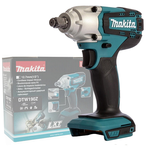 Гайковерт ударный аккумуляторный MAKITA DTW190Z (18В/LXT,1/2